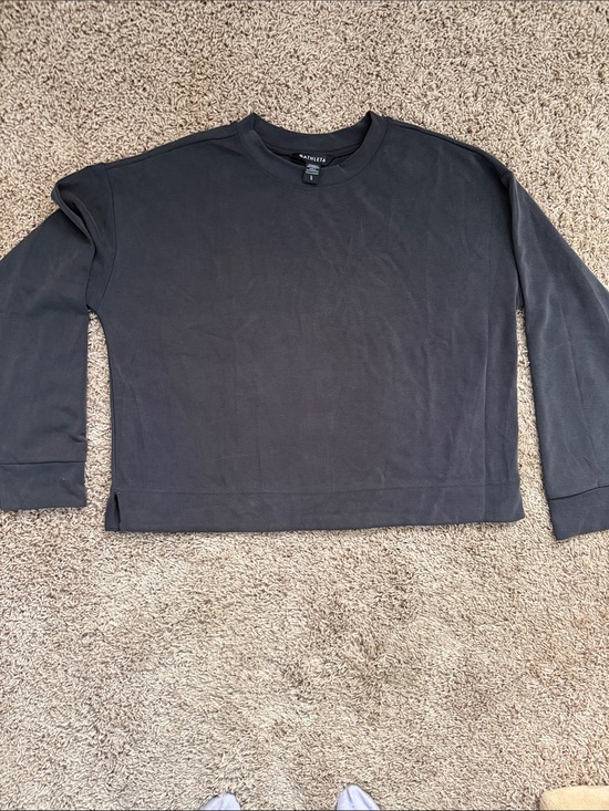 Athleta Tops - Athleta Men's Black Crewneck Sweatshirt - Long Sleeve Pullover